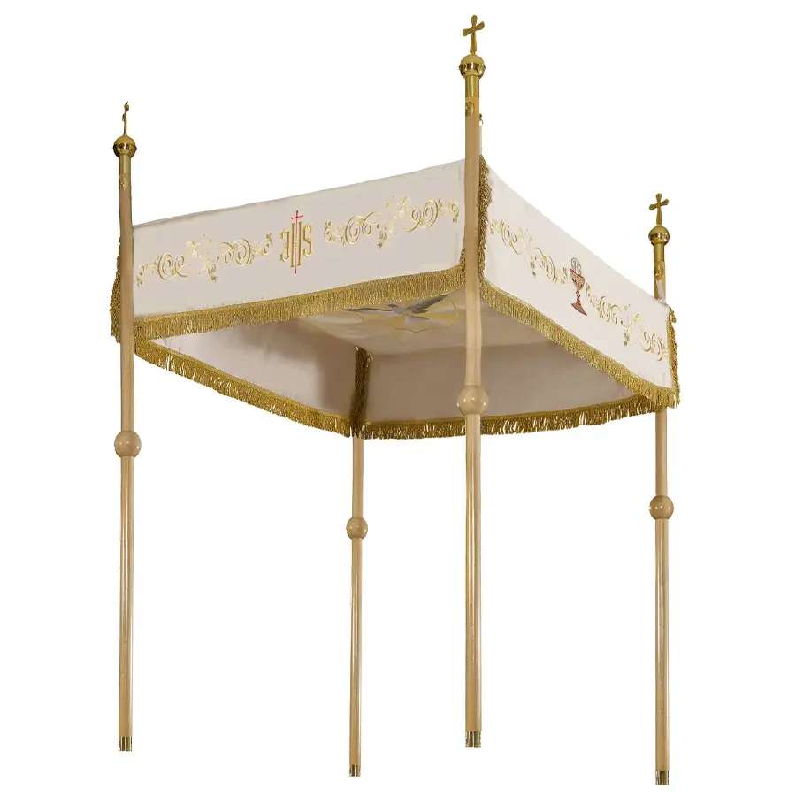 Dais avec broderie simple